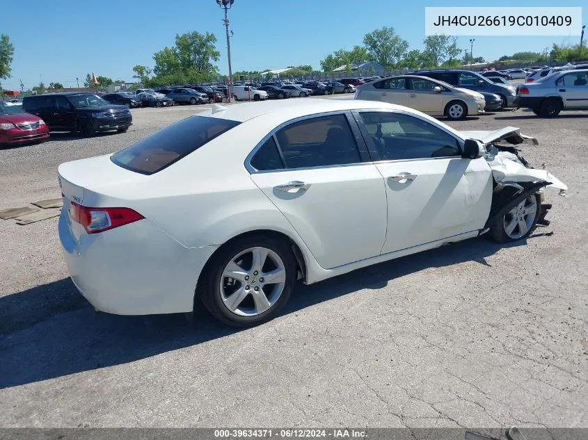 2009 Acura Tsx VIN: JH4CU26619C010409 Lot: 39634371