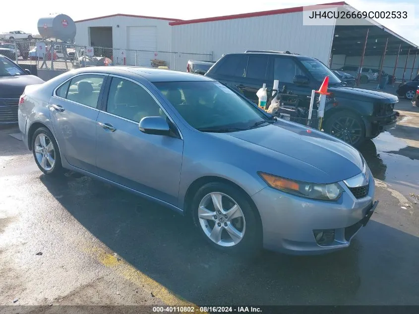 2009 Acura Tsx VIN: JH4CU26669C002533 Lot: 40110802