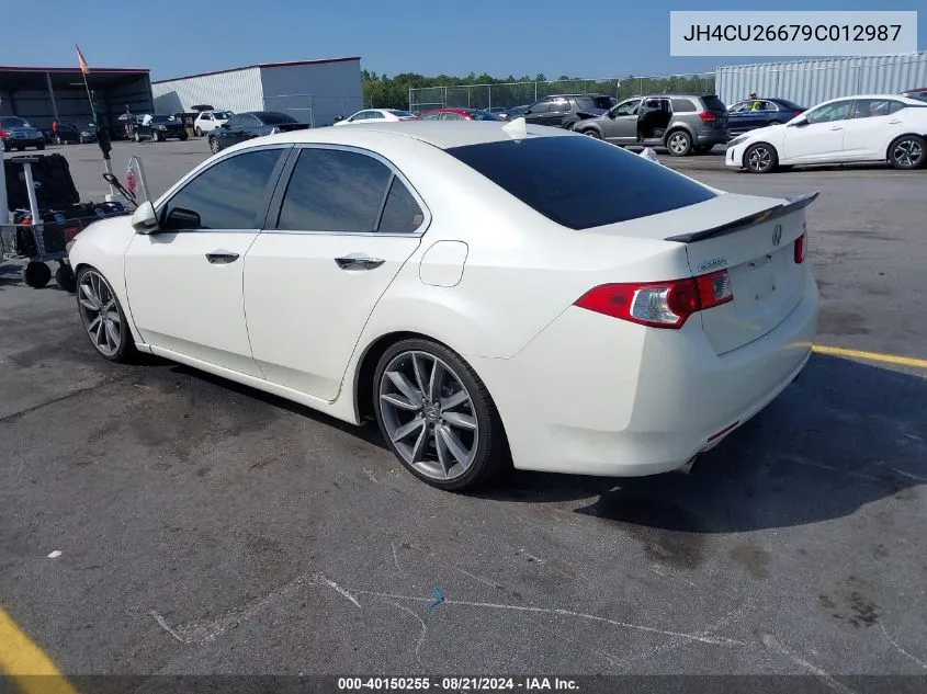 2009 Acura Tsx VIN: JH4CU26679C012987 Lot: 40150255