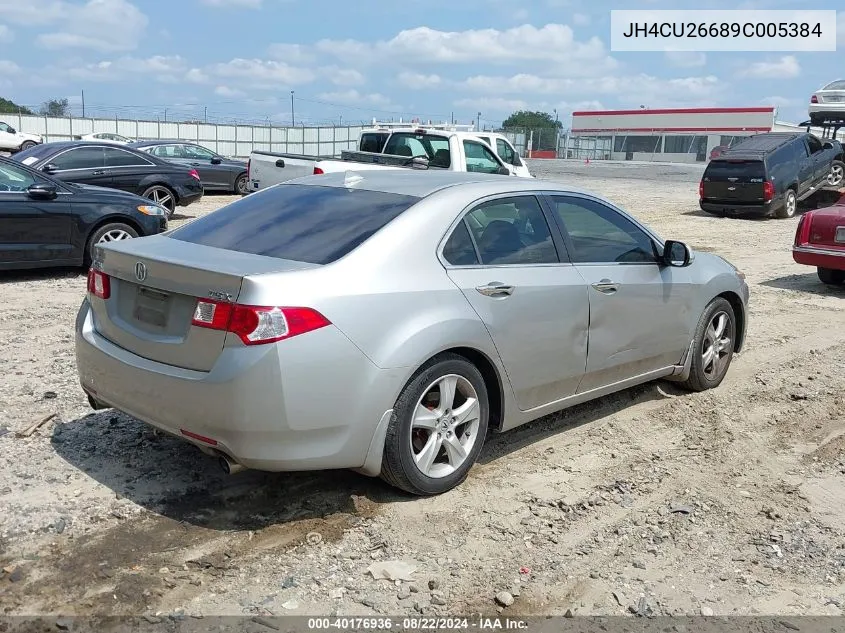 2009 Acura Tsx VIN: JH4CU26689C005384 Lot: 40176936