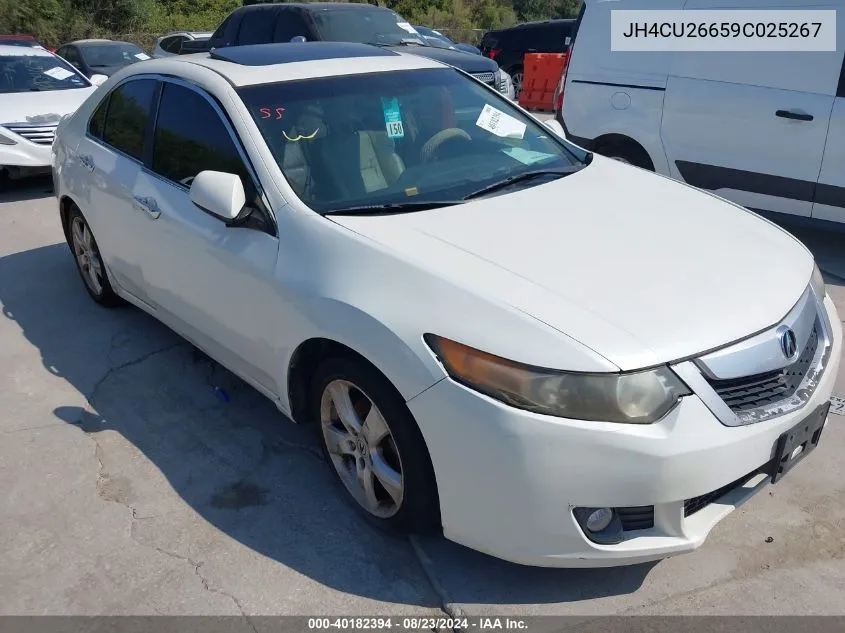 2009 Acura Tsx VIN: JH4CU26659C025267 Lot: 40182394