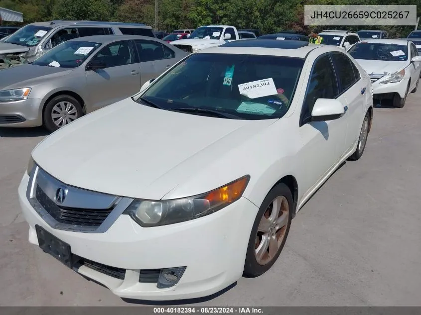 2009 Acura Tsx VIN: JH4CU26659C025267 Lot: 40182394