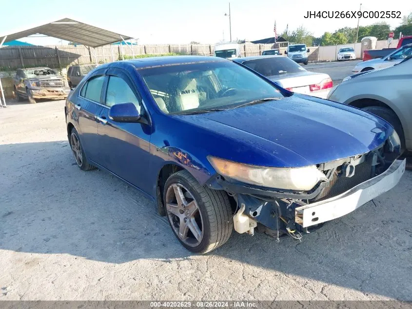 2009 Acura Tsx VIN: JH4CU266X9C002552 Lot: 40202629