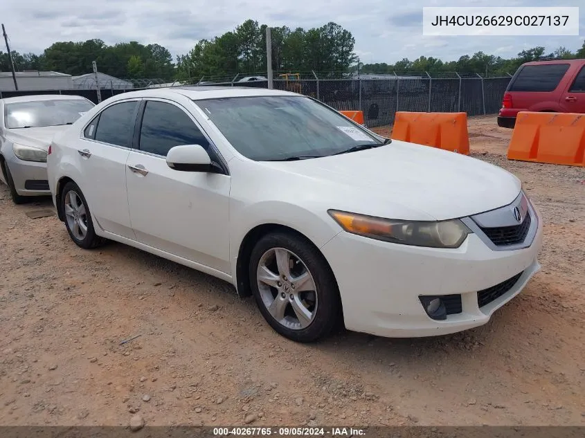 2009 Acura Tsx VIN: JH4CU26629C027137 Lot: 40267765