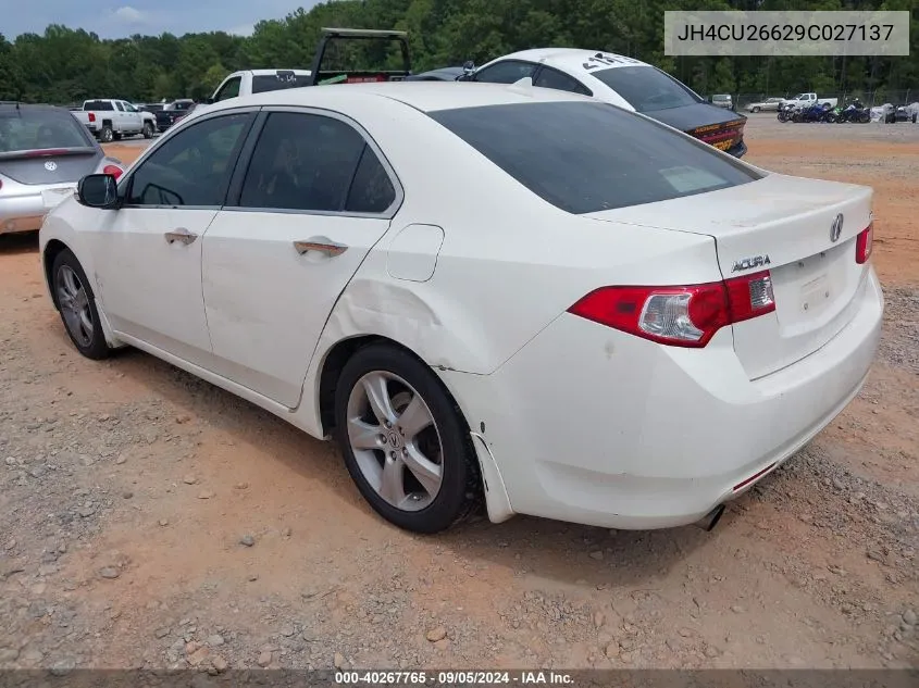 2009 Acura Tsx VIN: JH4CU26629C027137 Lot: 40267765