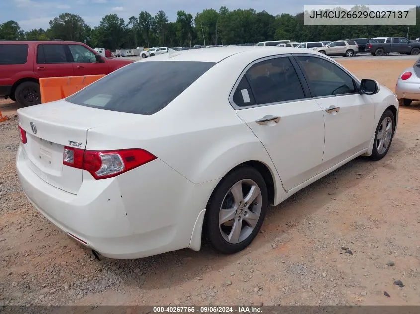 2009 Acura Tsx VIN: JH4CU26629C027137 Lot: 40267765