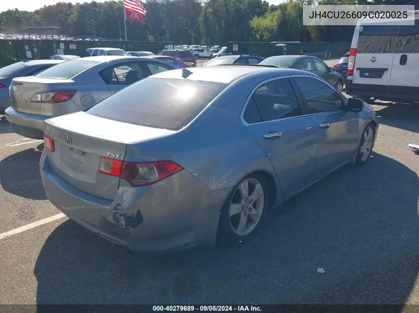 2009 Acura Tsx VIN: JH4CU26609C020025 Lot: 40279689