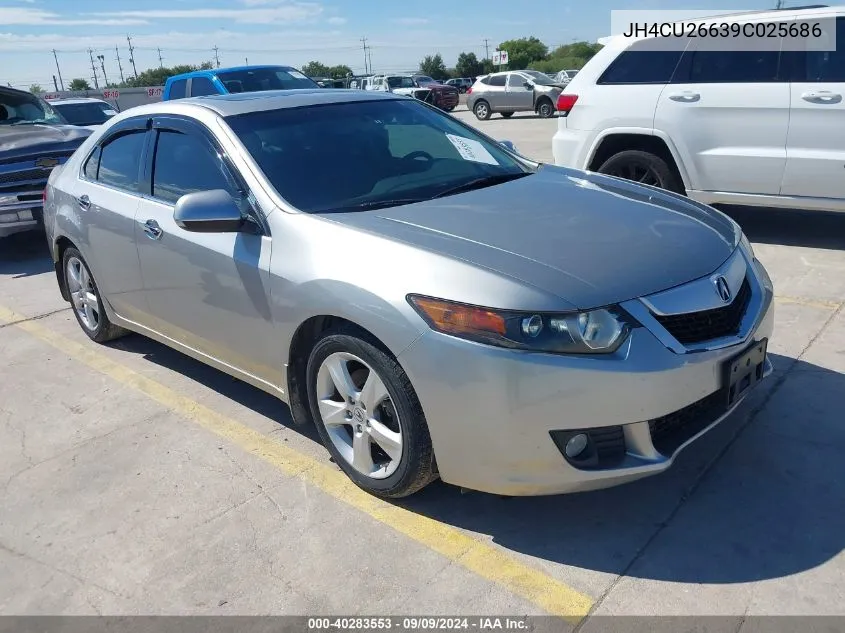 2009 Acura Tsx VIN: JH4CU26639C025686 Lot: 40283553