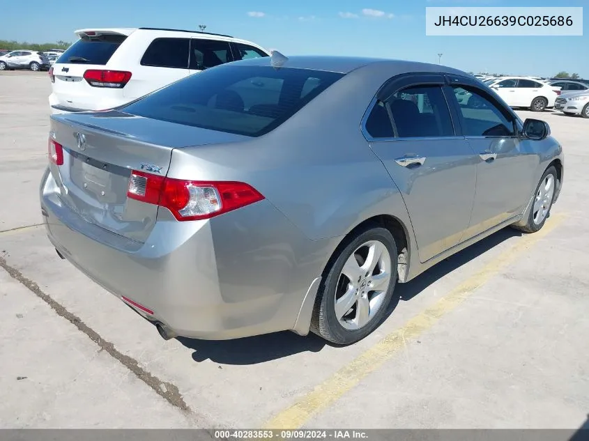 2009 Acura Tsx VIN: JH4CU26639C025686 Lot: 40283553