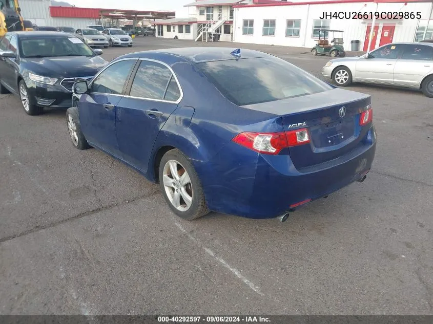 2009 Acura Tsx VIN: JH4CU26619C029865 Lot: 40292597