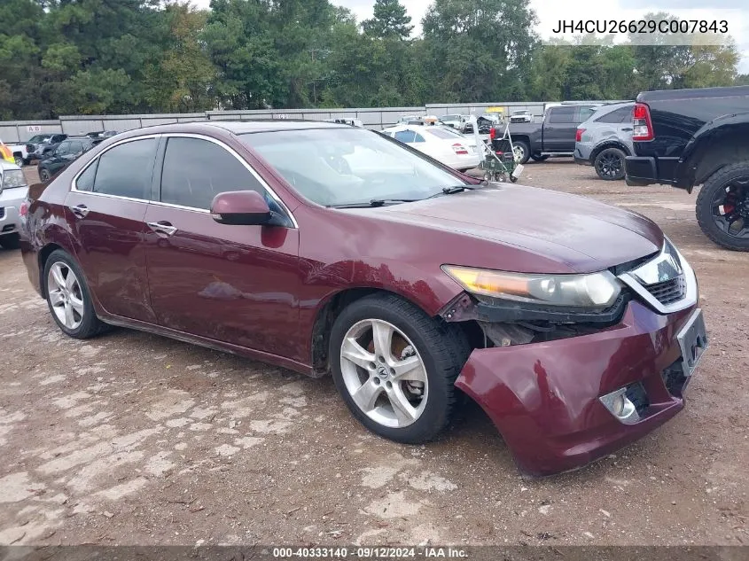 2009 Acura Tsx VIN: JH4CU26629C007843 Lot: 40333140