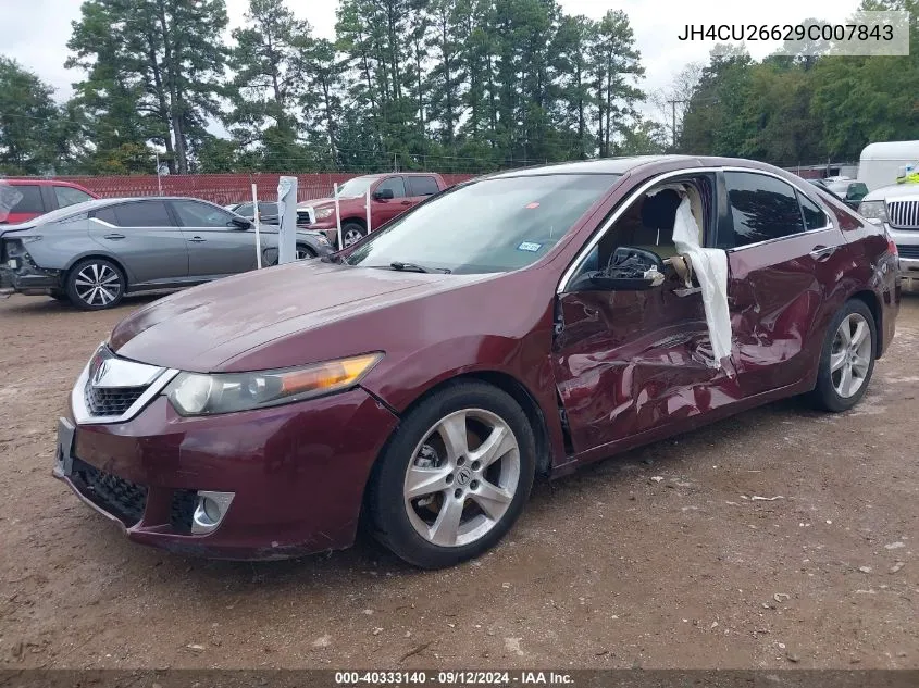 2009 Acura Tsx VIN: JH4CU26629C007843 Lot: 40333140