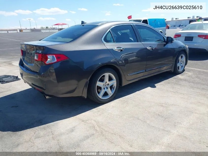 2009 Acura Tsx VIN: JH4CU26639C025610 Lot: 40368969