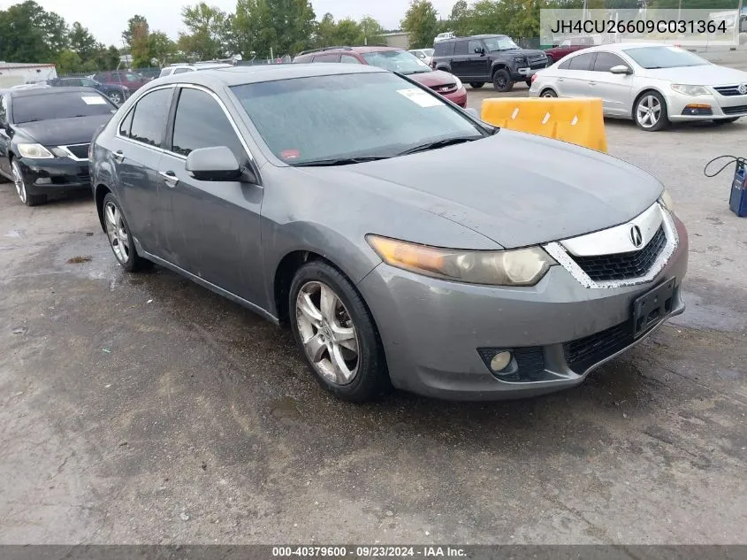 2009 Acura Tsx VIN: JH4CU26609C031364 Lot: 40379600