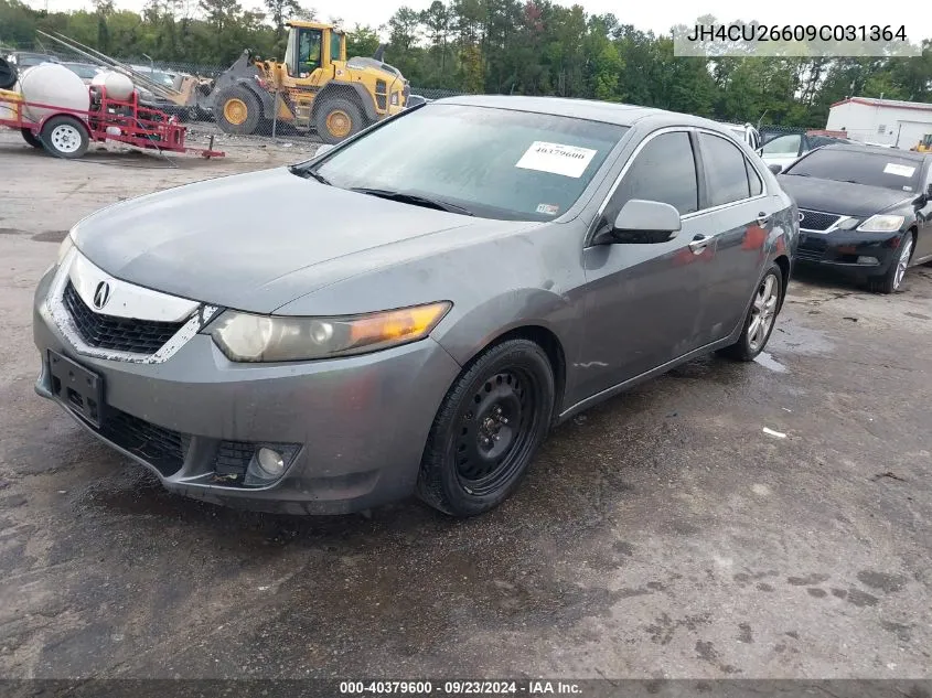 2009 Acura Tsx VIN: JH4CU26609C031364 Lot: 40379600