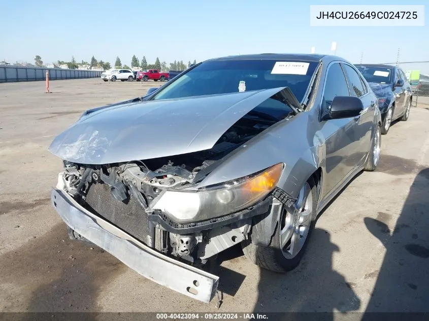 2009 Acura Tsx VIN: JH4CU26649C024725 Lot: 40423094