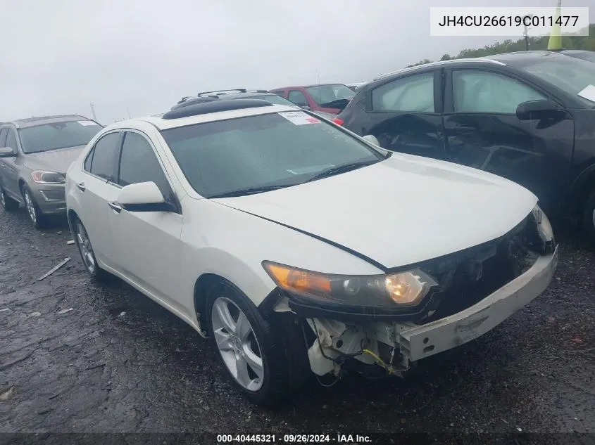 2009 Acura Tsx VIN: JH4CU26619C011477 Lot: 40445321