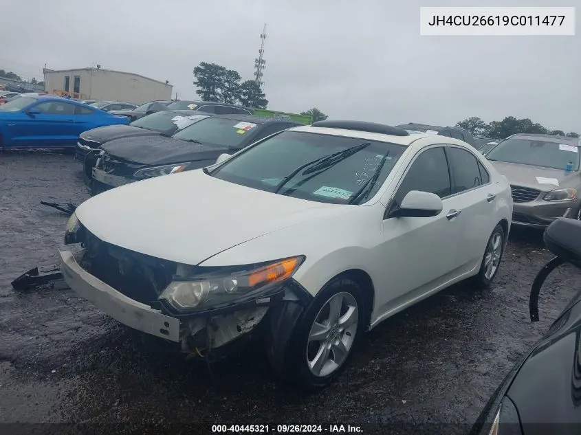 2009 Acura Tsx VIN: JH4CU26619C011477 Lot: 40445321