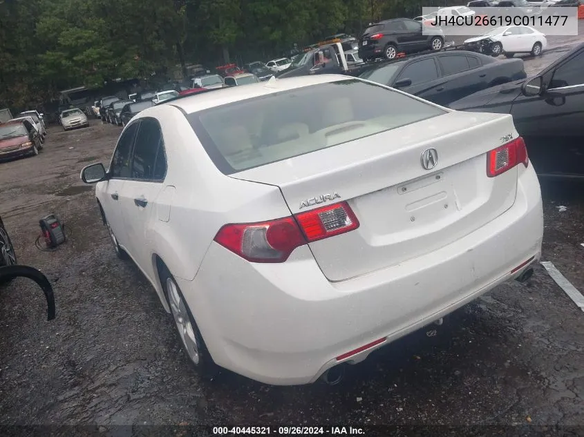 2009 Acura Tsx VIN: JH4CU26619C011477 Lot: 40445321