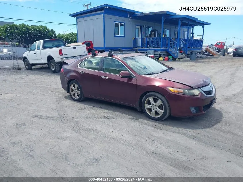 2009 Acura Tsx VIN: JH4CU26619C026979 Lot: 40452133