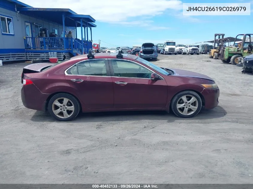 2009 Acura Tsx VIN: JH4CU26619C026979 Lot: 40452133