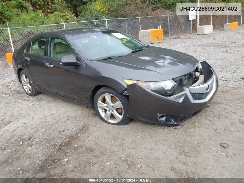 2009 Acura Tsx VIN: JH4CU26699C021402 Lot: 40483152