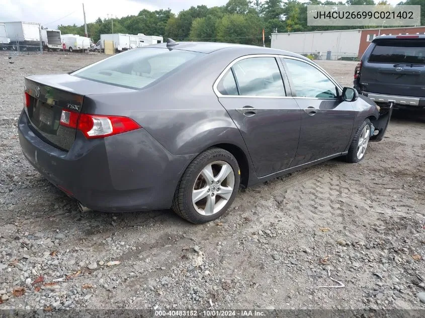 2009 Acura Tsx VIN: JH4CU26699C021402 Lot: 40483152