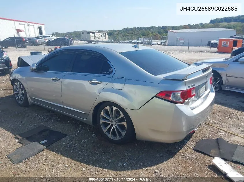 2009 Acura Tsx VIN: JH4CU26689C022685 Lot: 40513771