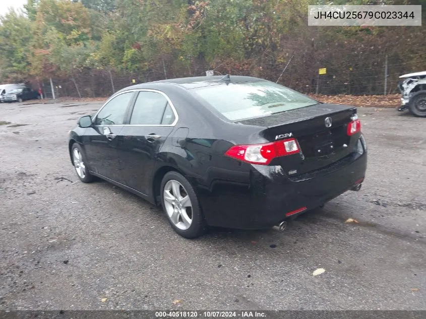 2009 Acura Tsx VIN: JH4CU25679C023344 Lot: 40518120