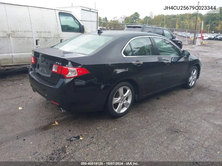 2009 Acura Tsx VIN: JH4CU25679C023344 Lot: 40518120