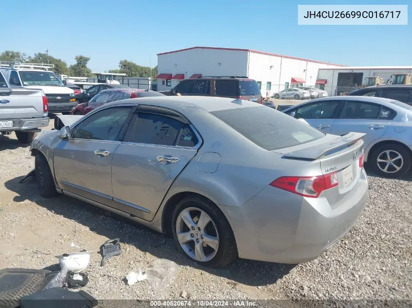 2009 Acura Tsx VIN: JH4CU26699C016717 Lot: 40520674