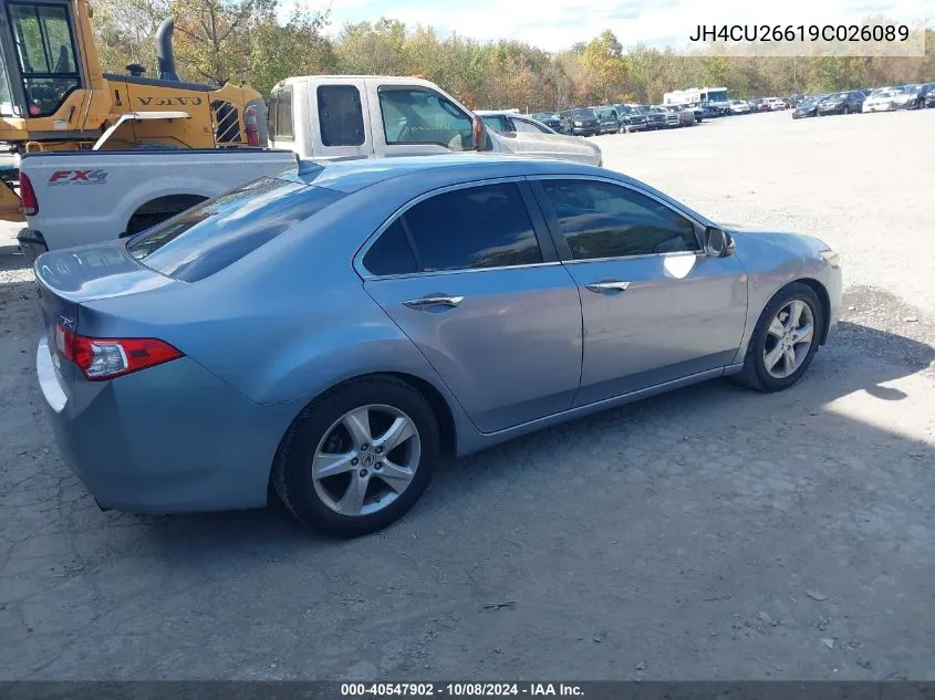 2009 Acura Tsx VIN: JH4CU26619C026089 Lot: 40547902