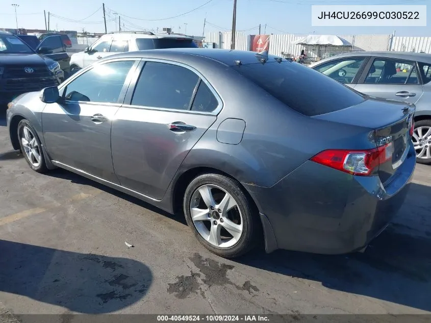 2009 Acura Tsx VIN: JH4CU26699C030522 Lot: 40549524