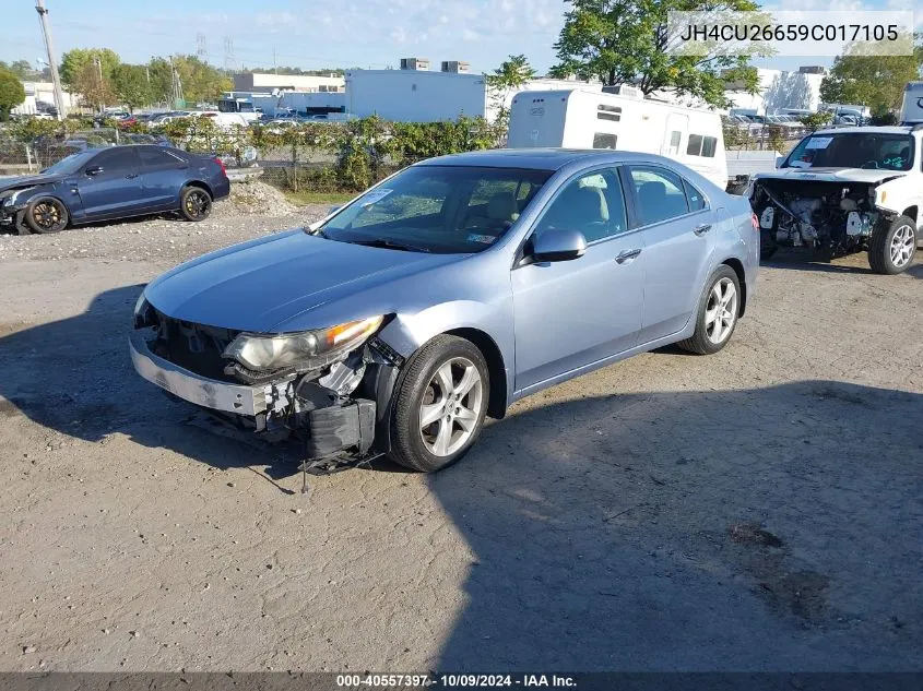 2009 Acura Tsx VIN: JH4CU26659C017105 Lot: 40557397