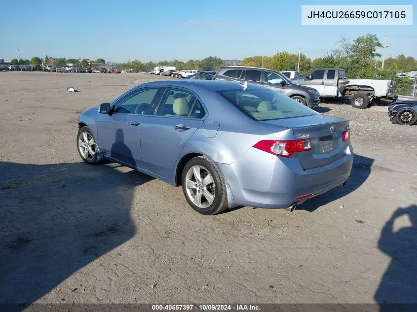 2009 Acura Tsx VIN: JH4CU26659C017105 Lot: 40557397