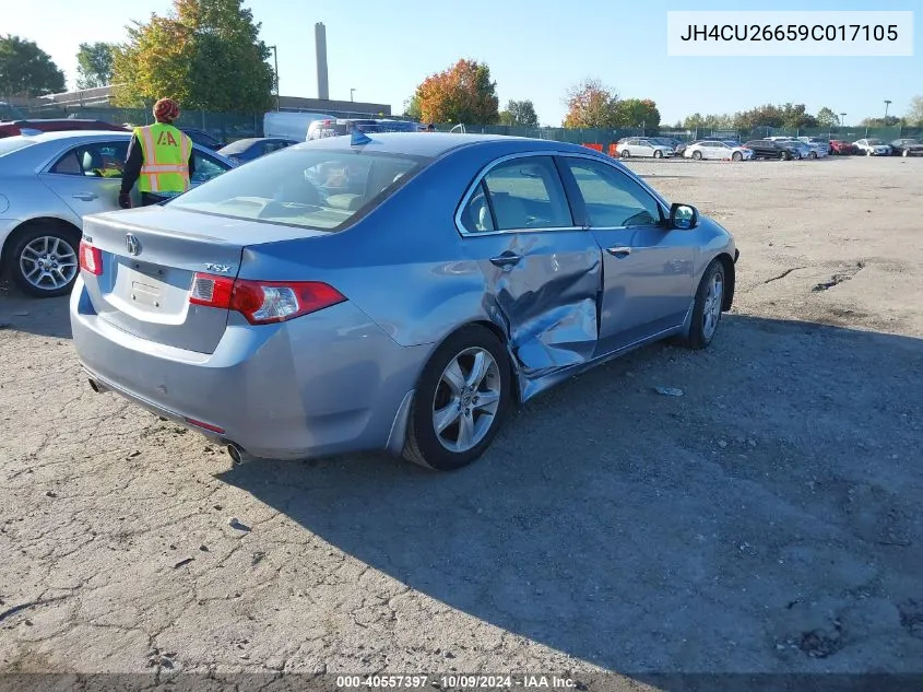 2009 Acura Tsx VIN: JH4CU26659C017105 Lot: 40557397