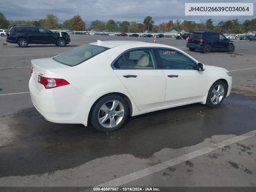 2009 Acura Tsx VIN: JH4CU26639C034064 Lot: 40587687