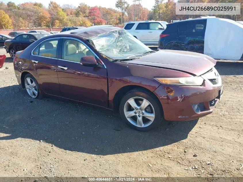 2009 Acura Tsx VIN: JH4CU26689C025991 Lot: 40644651