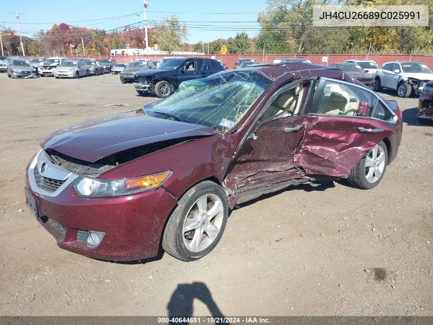 2009 Acura Tsx VIN: JH4CU26689C025991 Lot: 40644651