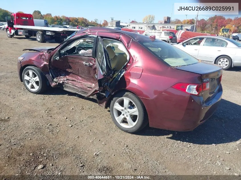 2009 Acura Tsx VIN: JH4CU26689C025991 Lot: 40644651