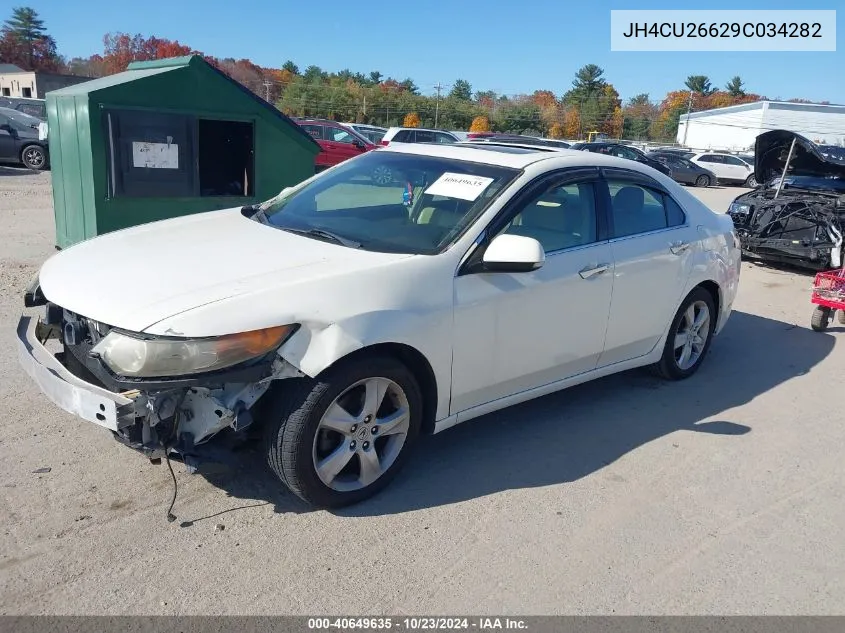 2009 Acura Tsx VIN: JH4CU26629C034282 Lot: 40649635