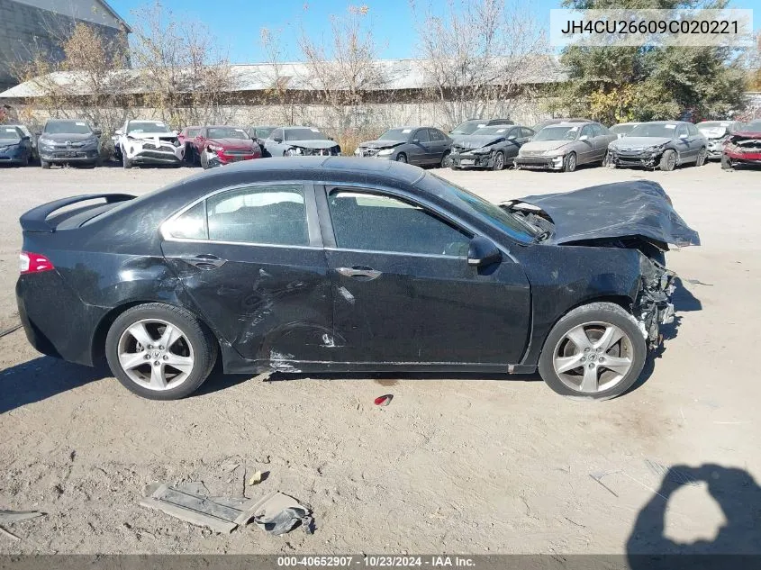 2009 Acura Tsx VIN: JH4CU26609C020221 Lot: 40652907