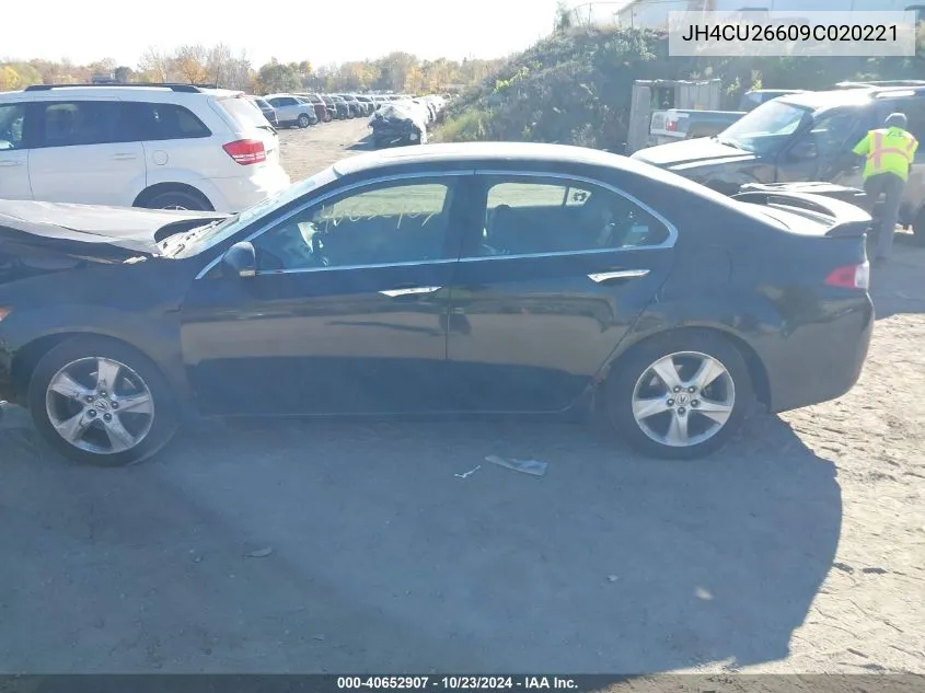 2009 Acura Tsx VIN: JH4CU26609C020221 Lot: 40652907