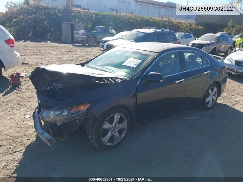 2009 Acura Tsx VIN: JH4CU26609C020221 Lot: 40652907