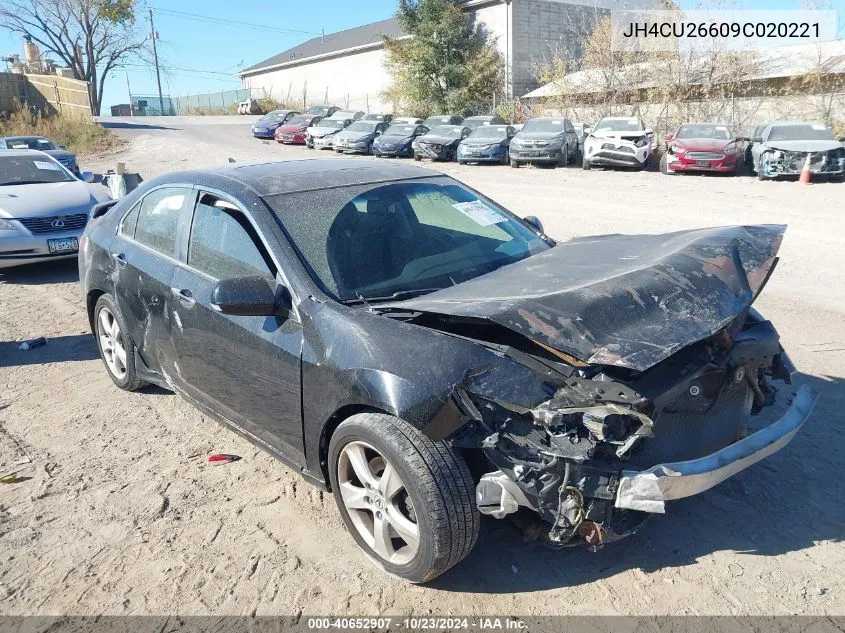 2009 Acura Tsx VIN: JH4CU26609C020221 Lot: 40652907