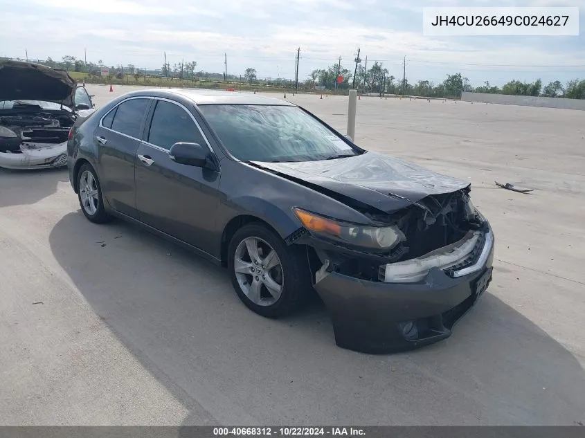 2009 Acura Tsx VIN: JH4CU26649C024627 Lot: 40668312