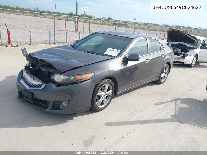 2009 Acura Tsx VIN: JH4CU26649C024627 Lot: 40668312