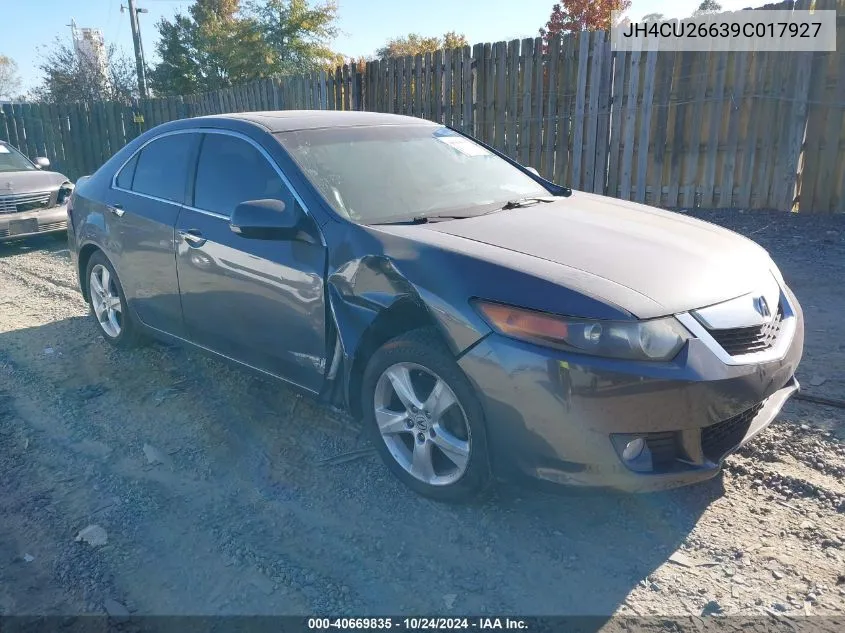 2009 Acura Tsx VIN: JH4CU26639C017927 Lot: 40669835