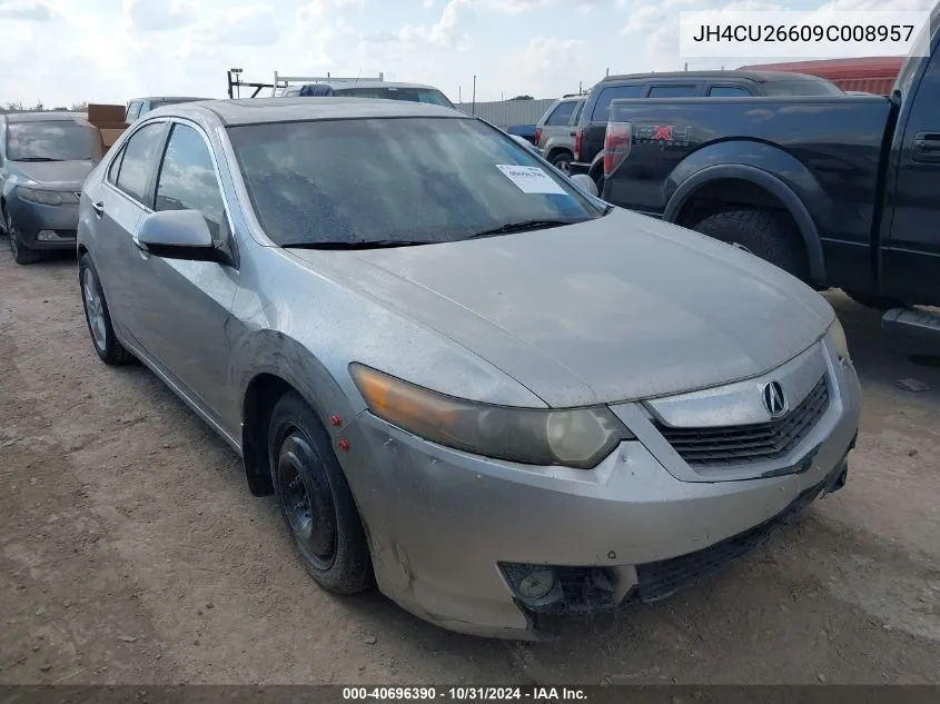 2009 Acura Tsx VIN: JH4CU26609C008957 Lot: 40696390