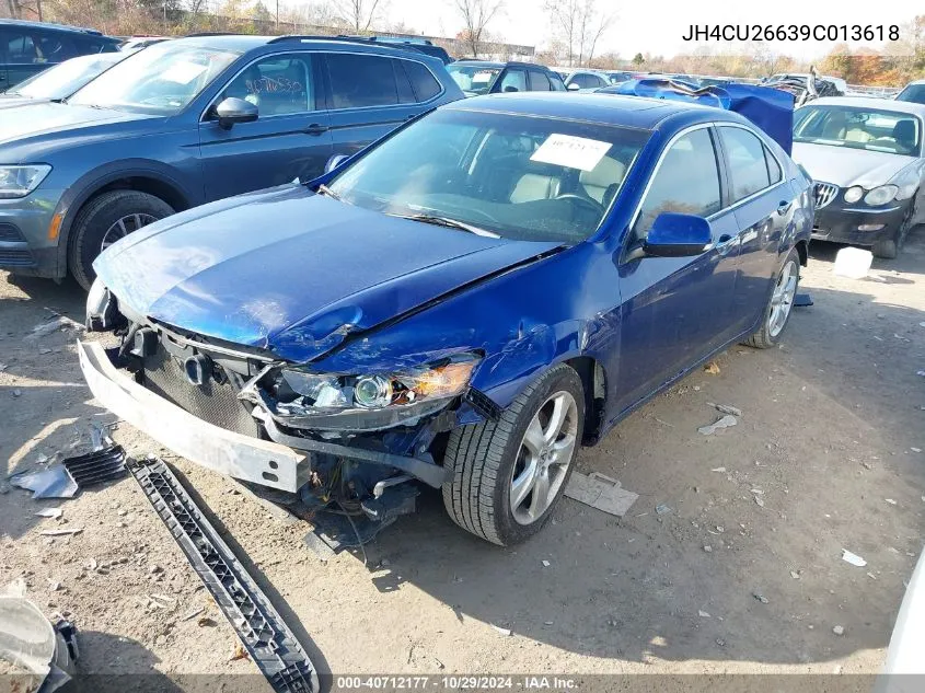 2009 Acura Tsx VIN: JH4CU26639C013618 Lot: 40712177